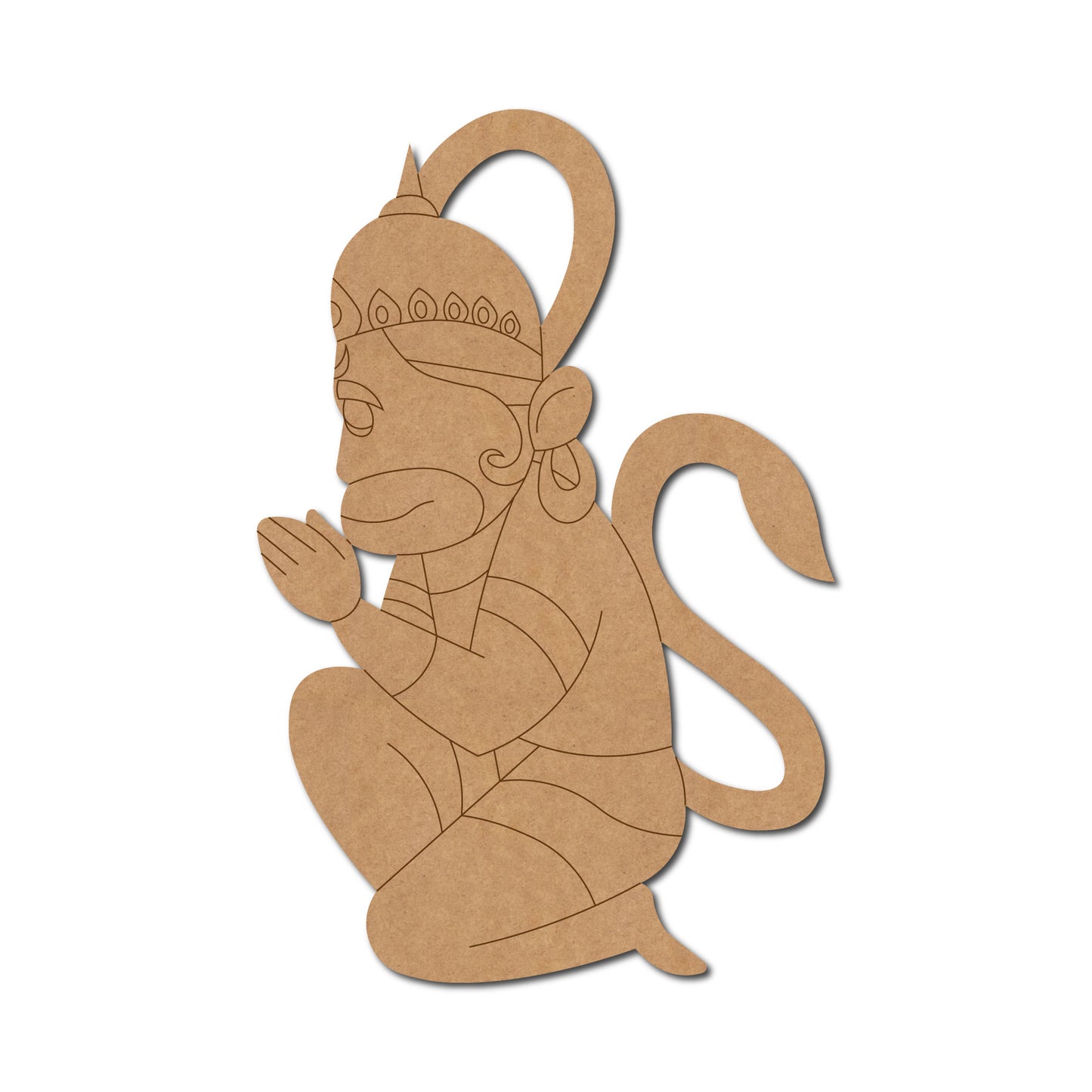 Hanuman Ji Pre Marked MDF Design 10