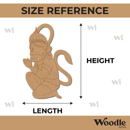 Hanuman Ji Pre Marked MDF Design 10