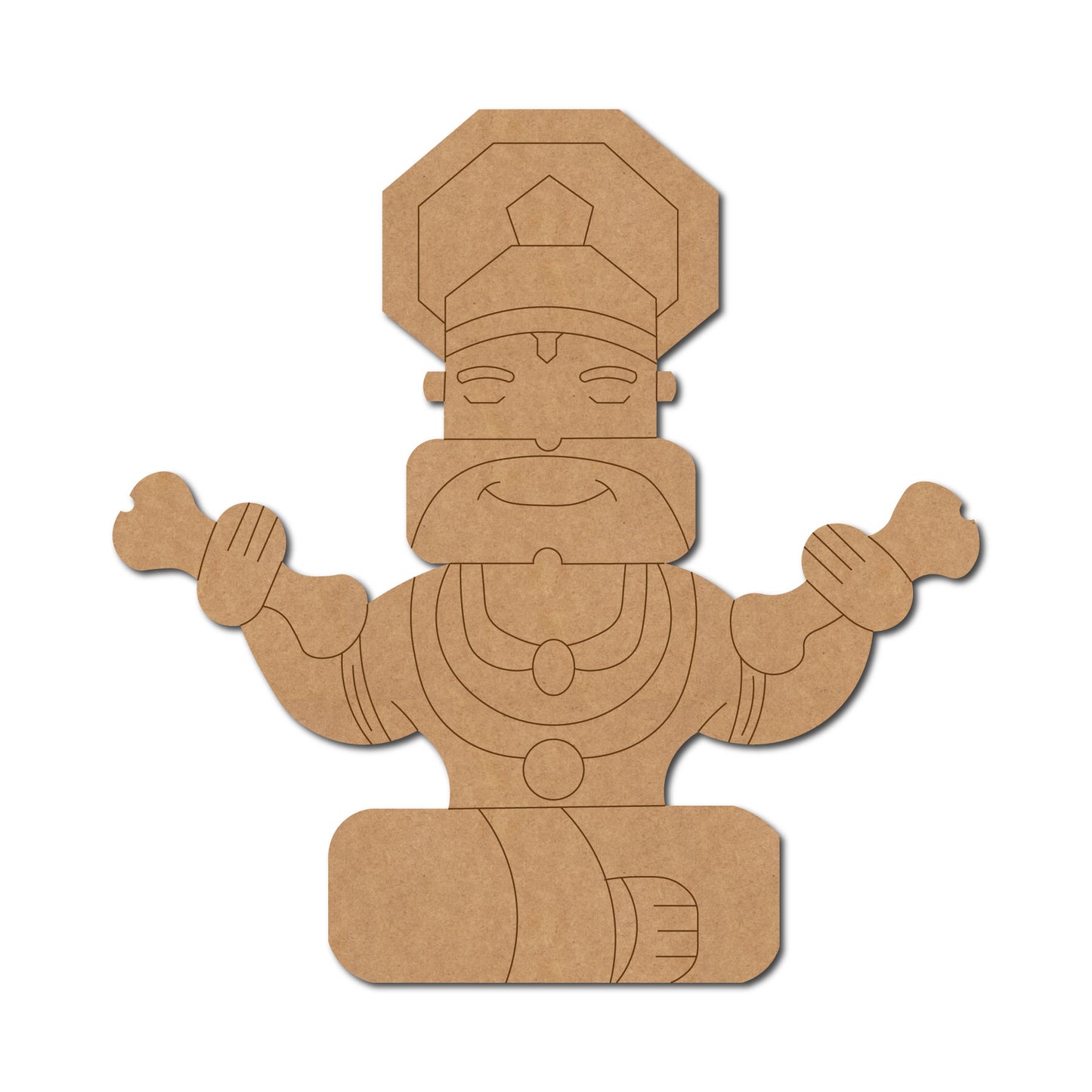 Hanuman Ji Pre Marked MDF Design 11