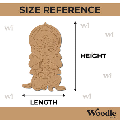 Hanuman Ji Pre Marked MDF Design 13