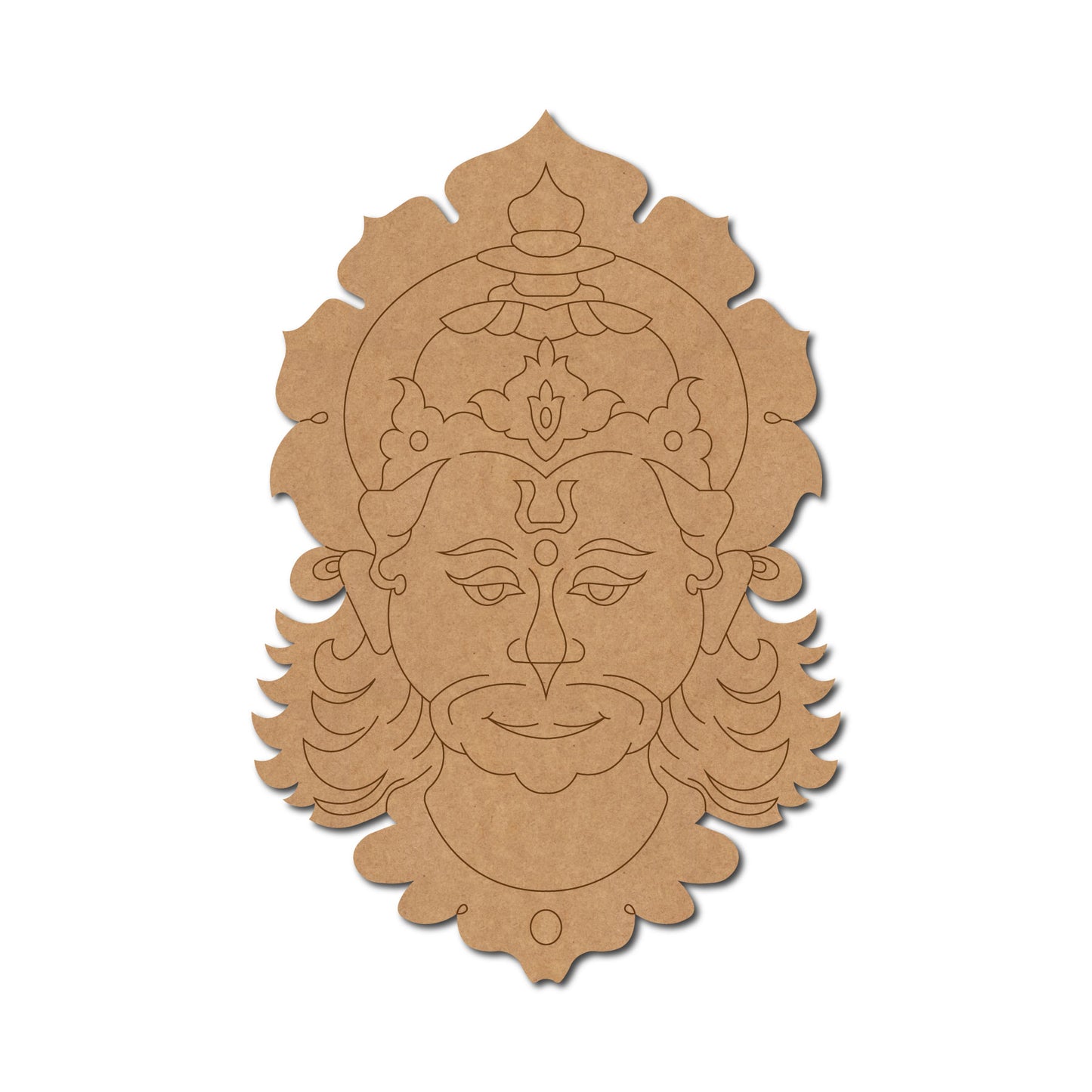 Hanuman Ji Pre Marked MDF Design 14