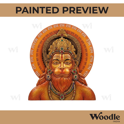 Hanuman Ji Pre Marked MDF Design 16