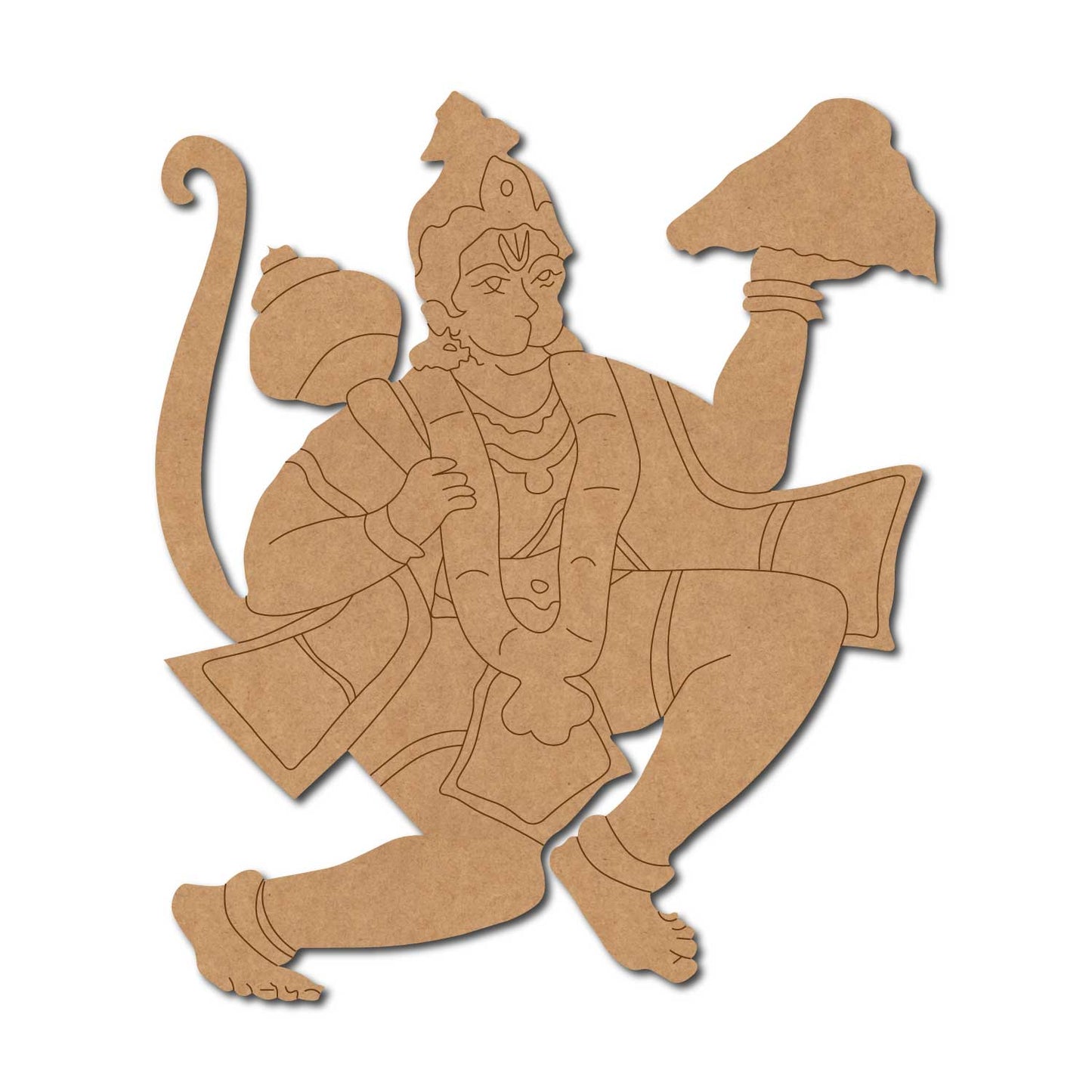 Hanuman Ji Pre Marked MDF Design 20