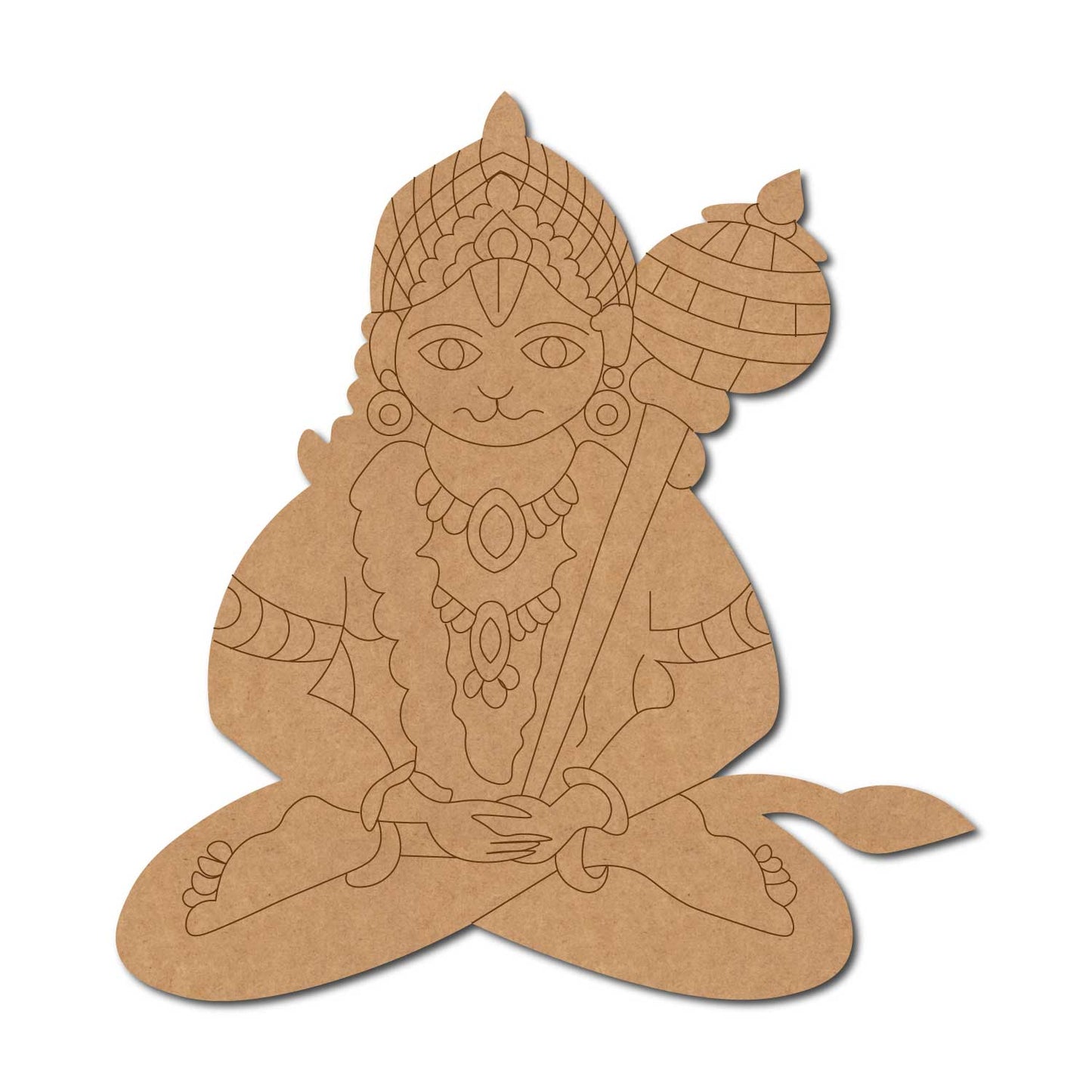Hanuman Ji Pre Marked MDF Design 21