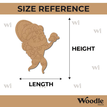 Hanuman Ji Pre Marked MDF Design 23