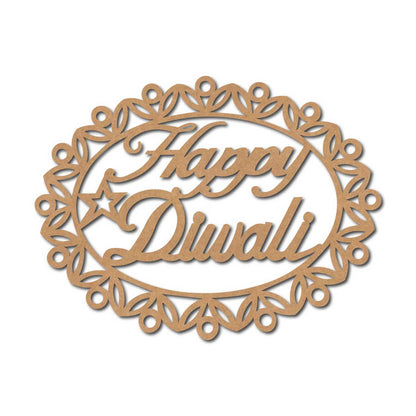 Happy Diwali Base Cutout MDF Design 1