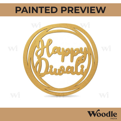 Happy Diwali Base Cutout MDF Design 2