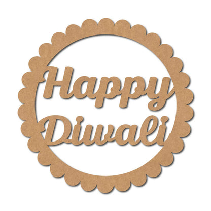 Happy Diwali Base Cutout MDF Design 3
