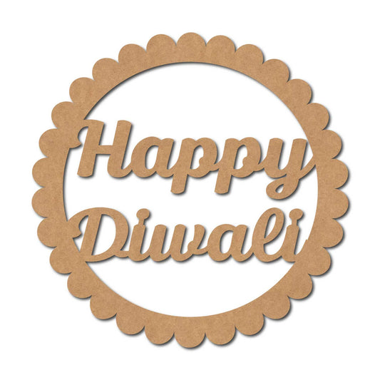 Happy Diwali Base Cutout MDF Design 3