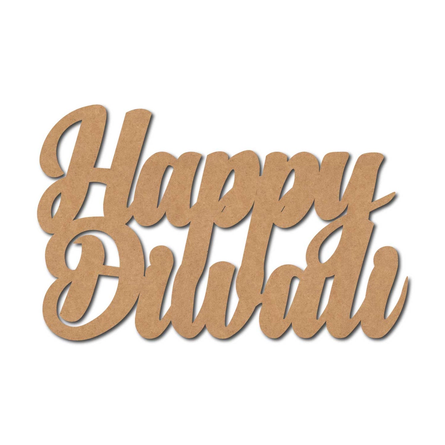Happy Diwali Text Cutout MDF Design 6