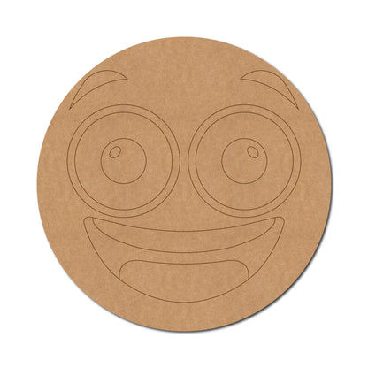 Happy Face Emoji Pre Marked MDF Design 1