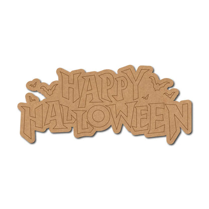 Happy Halloween Pre Marked Base MDF Design 1