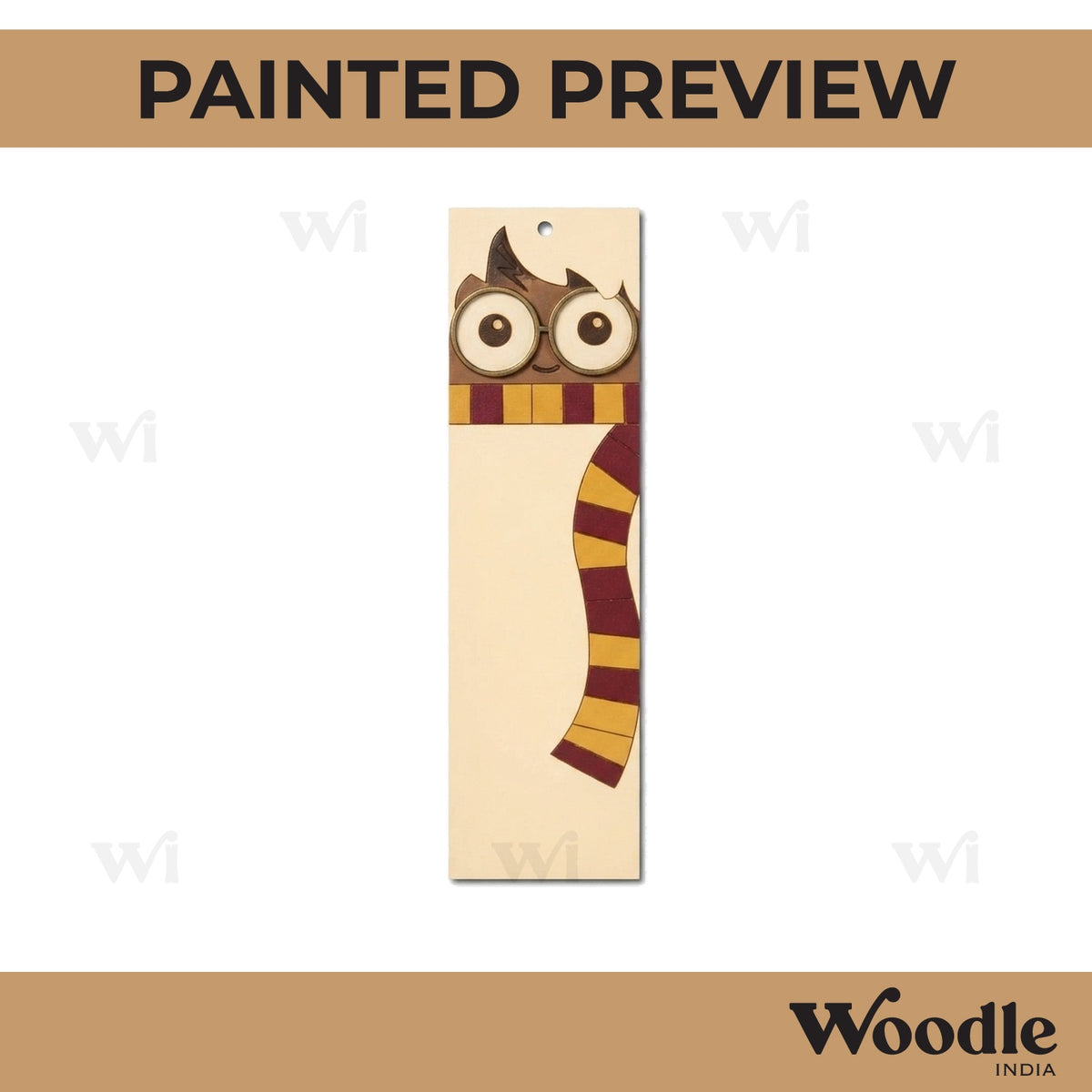 Harry Potter Bookmark Pre Marked MDF Design 1
