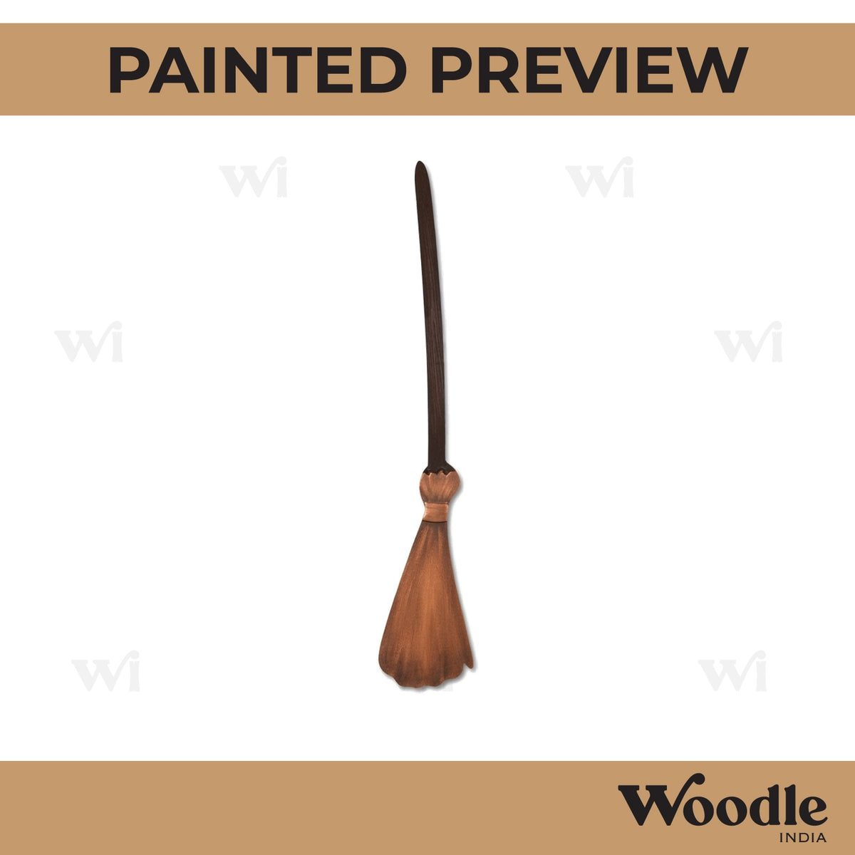 Harry Potter Broomstick Cutout MDF Design 1