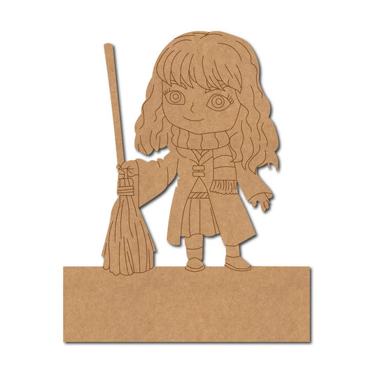 Harry Potter Girl Nameplate Pre Marked MDF Design 1