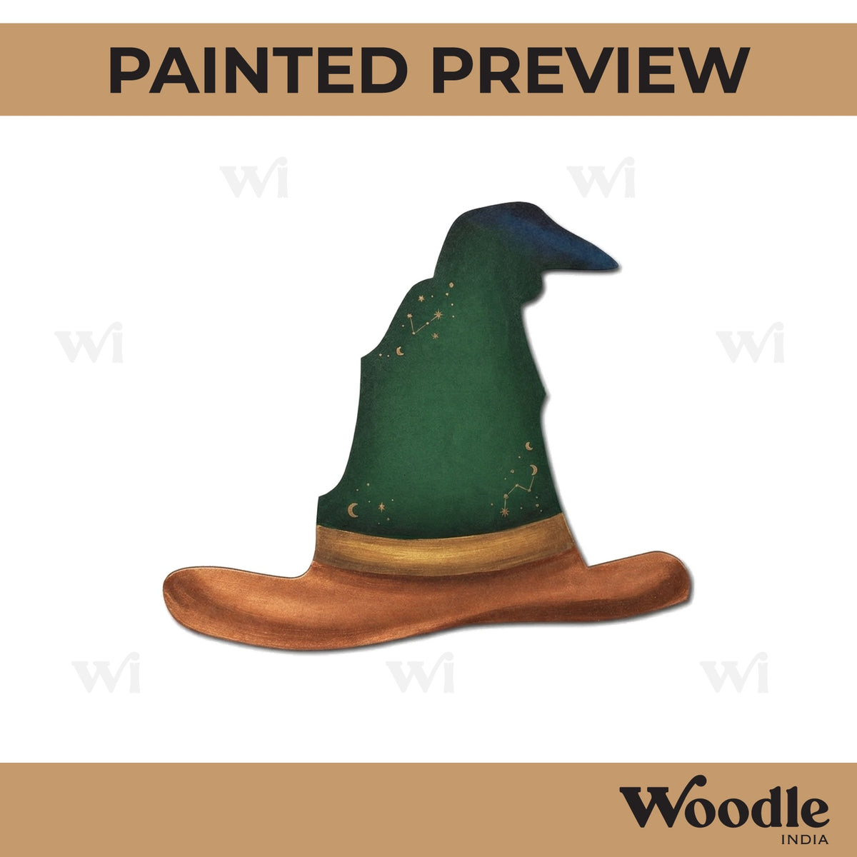 Harry Potter Hat Cutout MDF Design 1