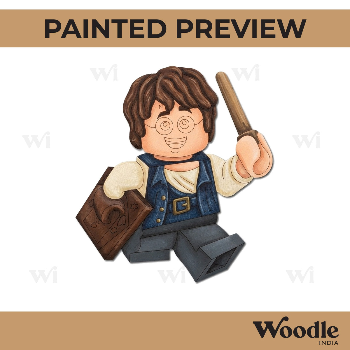 Harry Potter Lego Pre Marked MDF Design 1