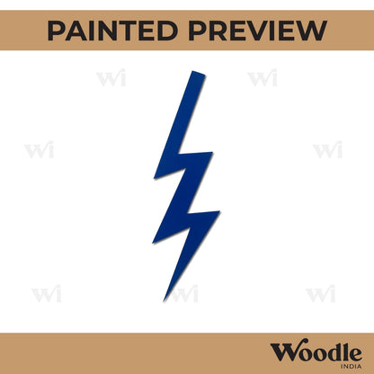 Harry Potter Lightning Bolt Cutout MDF Design 1