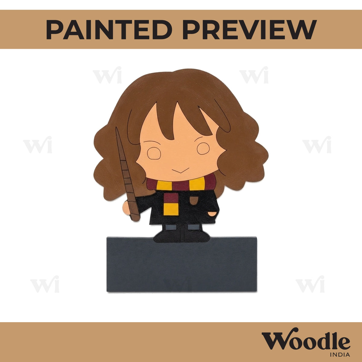 Harry Potter Nameplate Pre Marked MDF Design 2