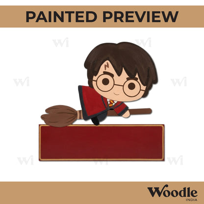 Harry Potter Nameplate Pre Marked MDF Design 3