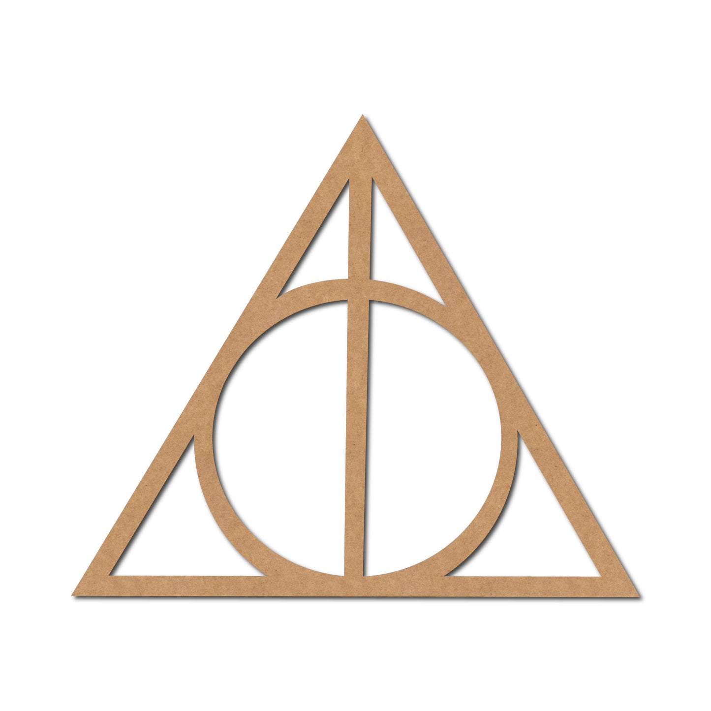 Harry Potter Triangle Cutout MDF Design 1
