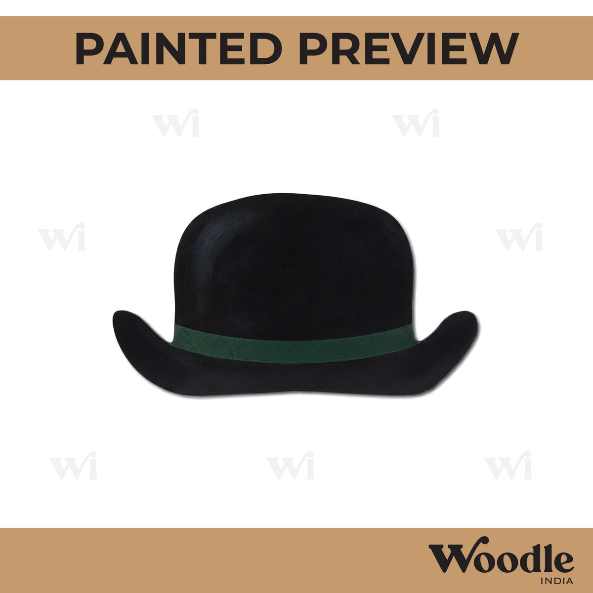 Hat Cutout MDF Design 1