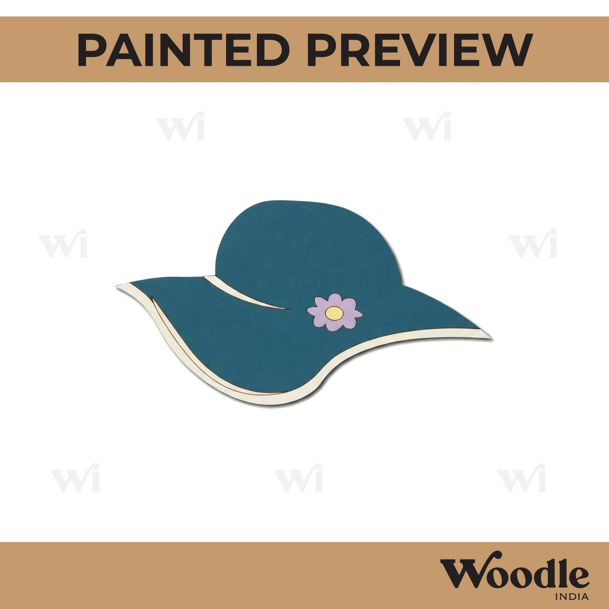 Hat Pre Marked MDF Design 1