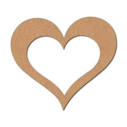 Heart Cutout MDF Design 10
