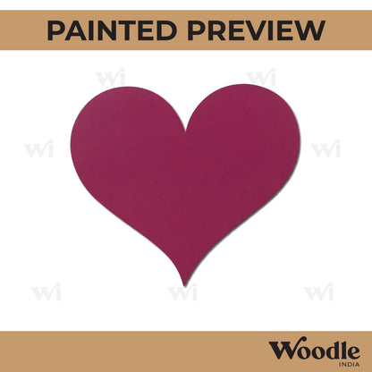 Heart Cutout MDF Design 11