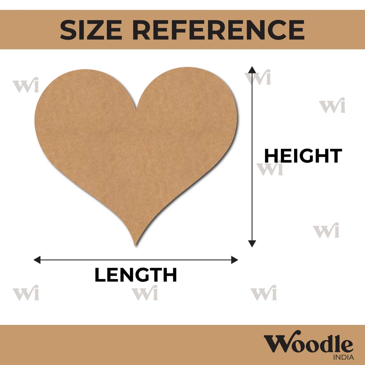Heart Cutout MDF Design 11