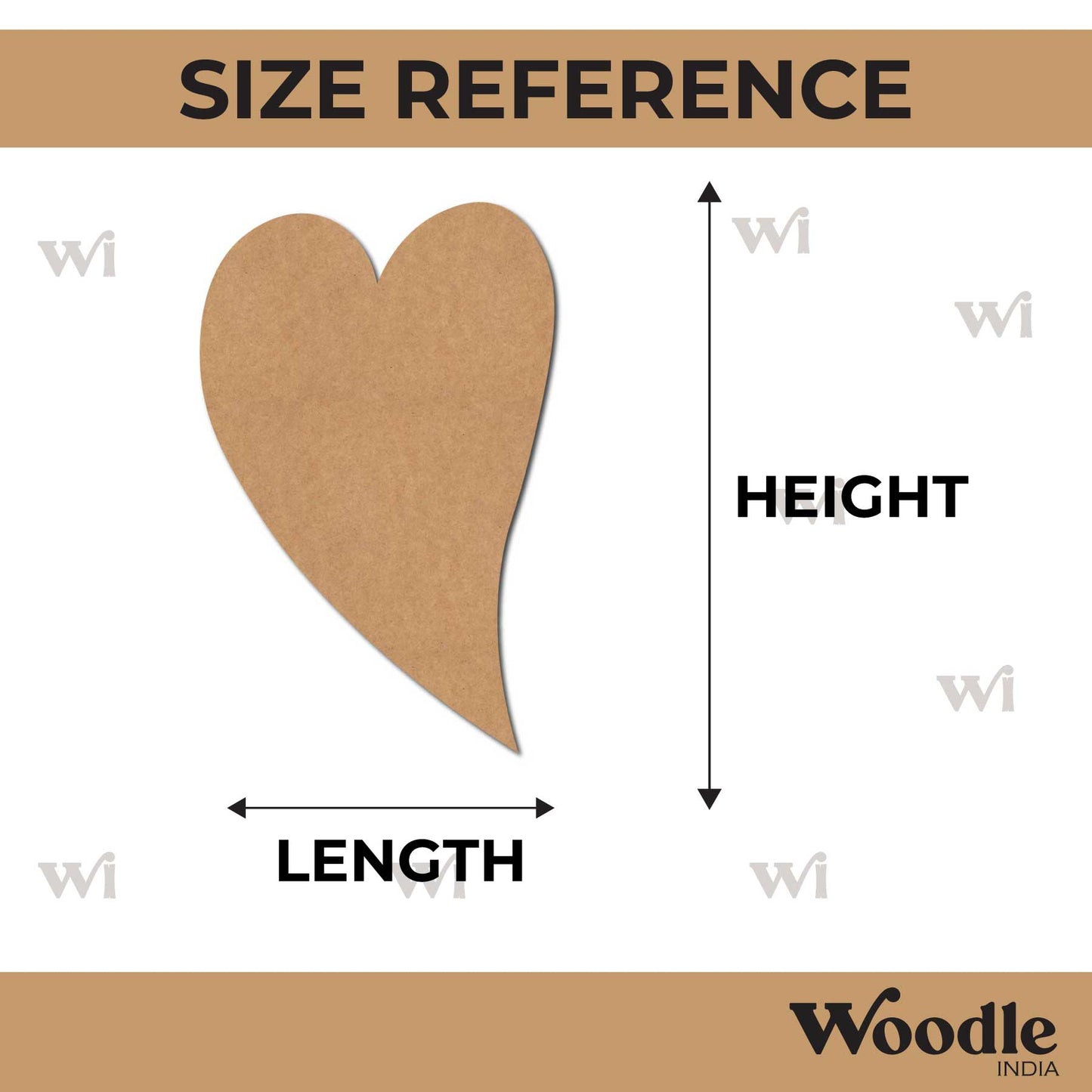 Heart Cutout MDF Design 12