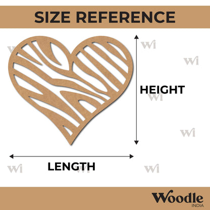 Heart Cutout MDF Design 13