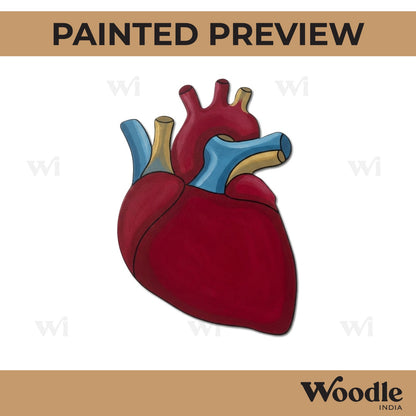 Heart Cutout MDF Design 6