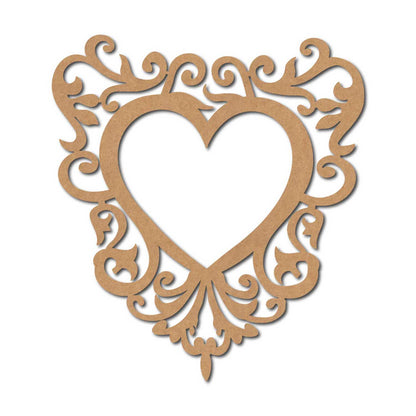 Heart Cutout MDF Design 7