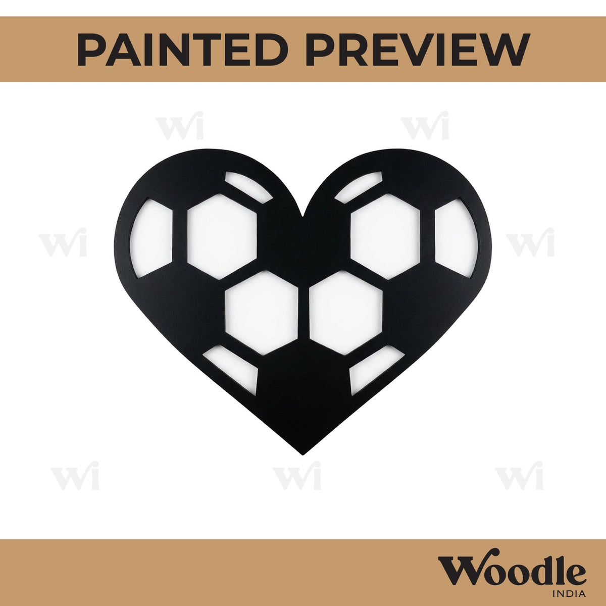 Heart Cutout MDF Design 9