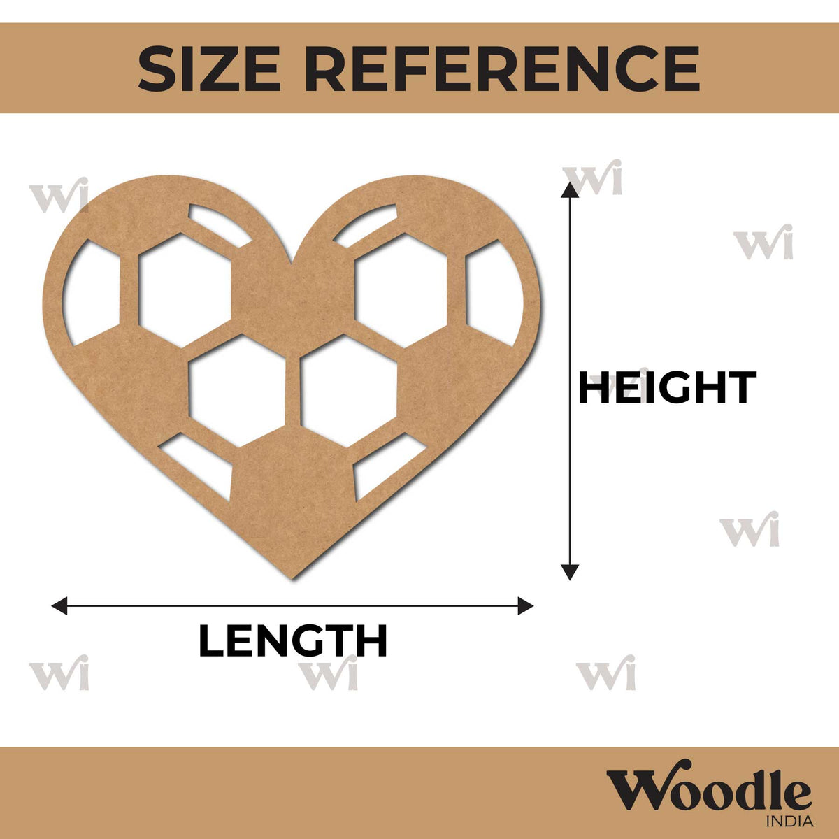 Heart Cutout MDF Design 9