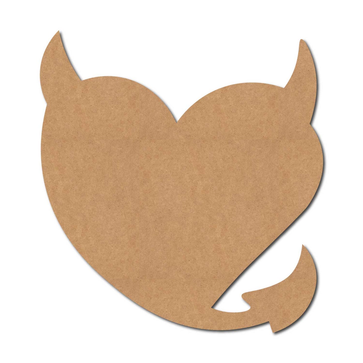 Heart Devil Cutout MDF Design 2