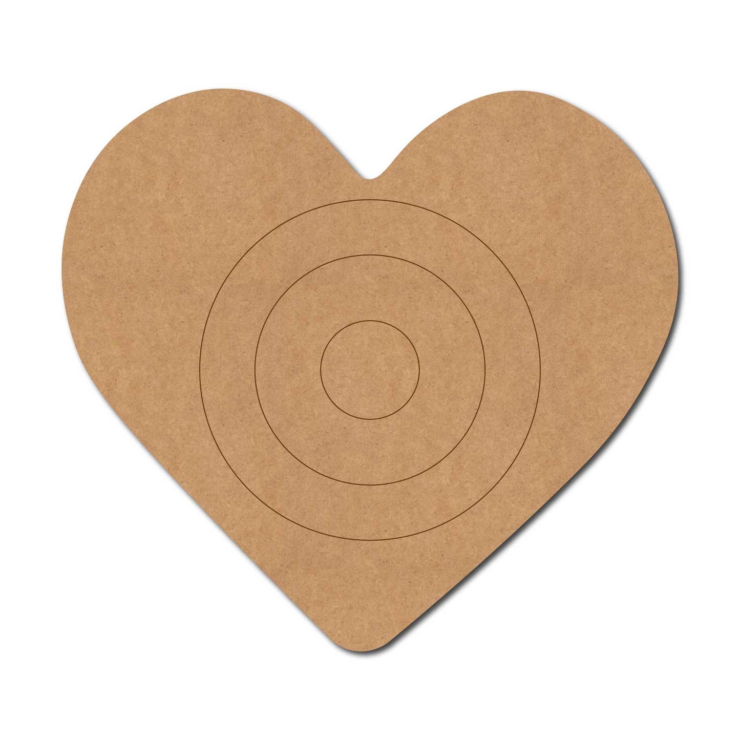 Heart Evil Eye Pre Marked MDF Design 1