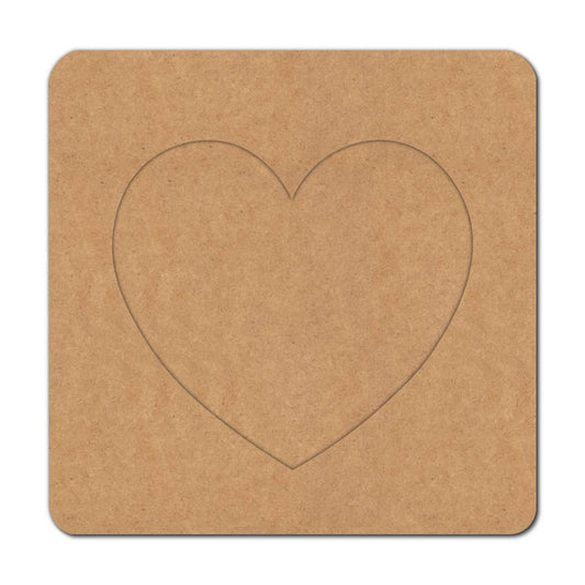 Heart Frame MDF Design 1