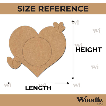 Heart Frame MDF Design 2