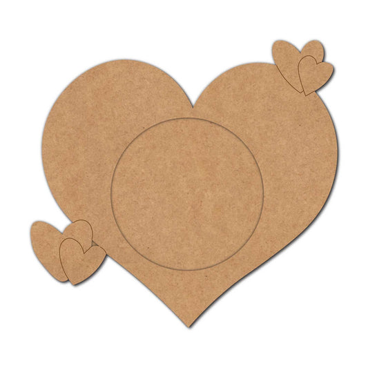 Heart Frame MDF Design 2