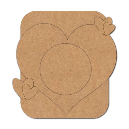 Heart Frame MDF Design 3