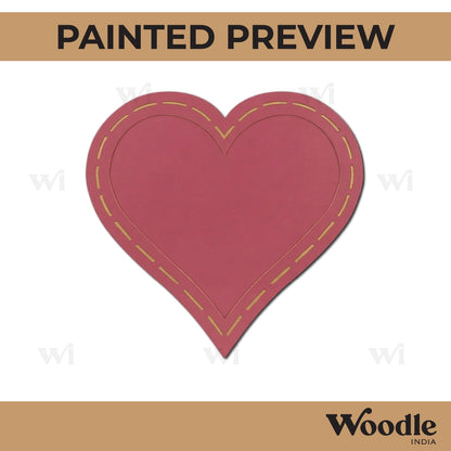 Heart Frame MDF Design 4