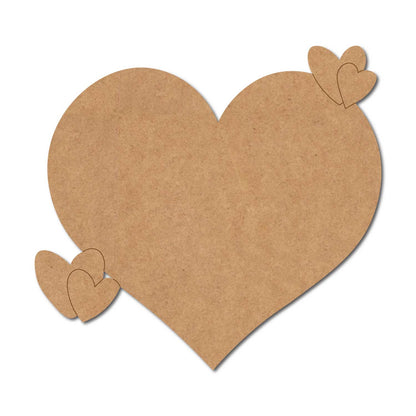 Heart Pre Marked Base MDF Design 2