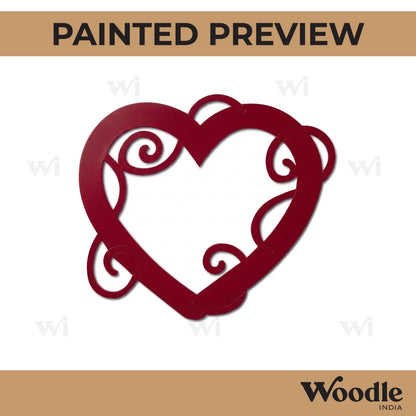 Heart Pre Marked MDF Design 2