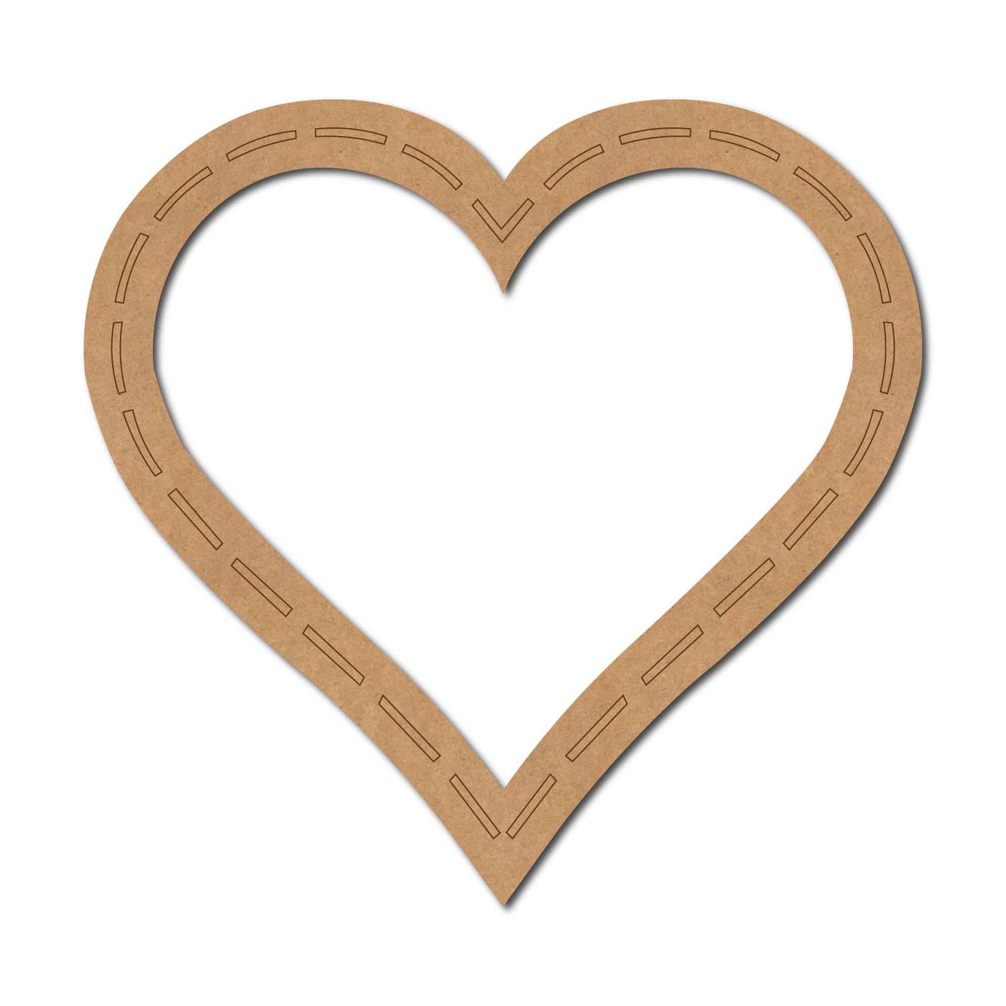 Heart Pre Marked MDF Design 3