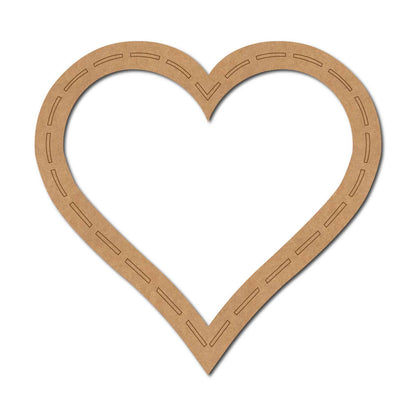 Heart Pre Marked MDF Design 3