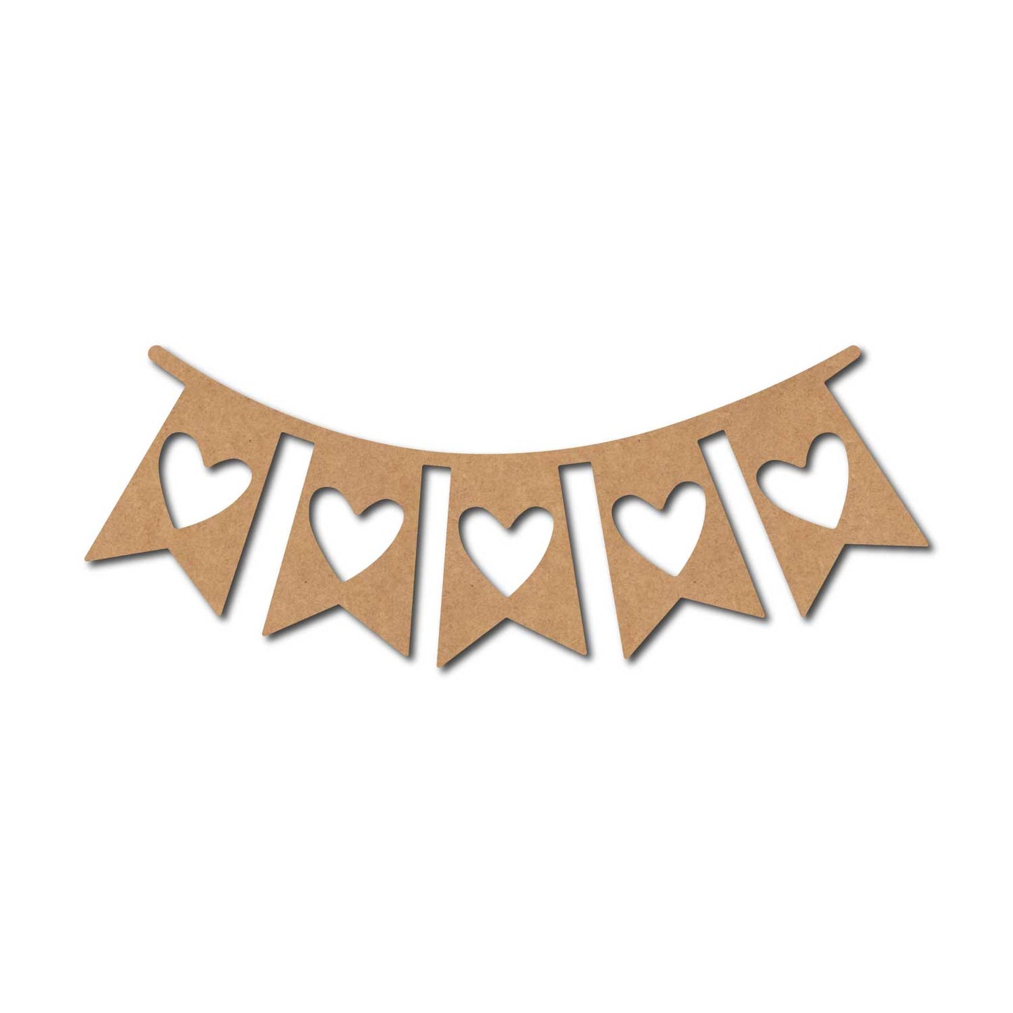 Heart Toran Cutout MDF Design 1