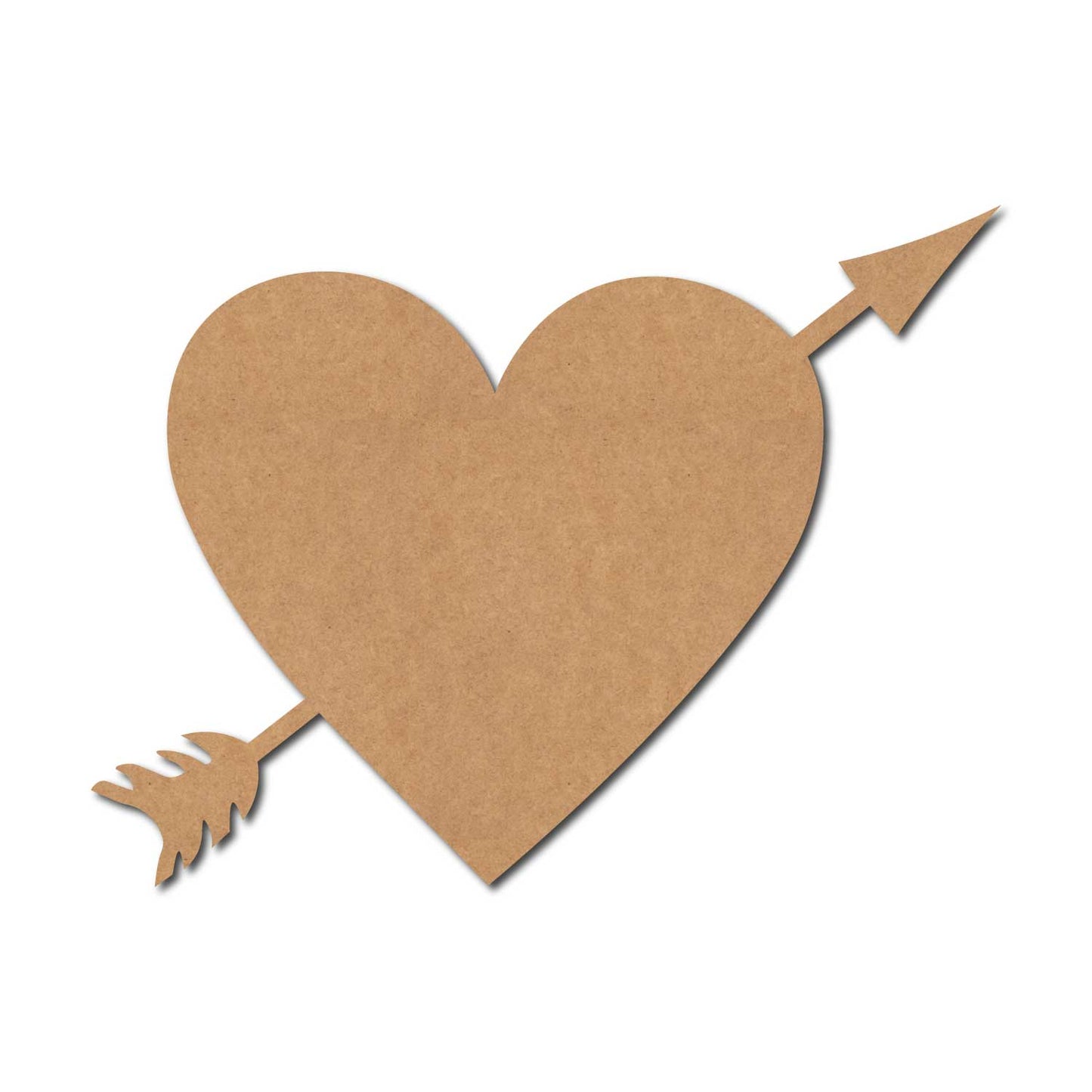 Heart With Arrow Cutout MDF Design 1