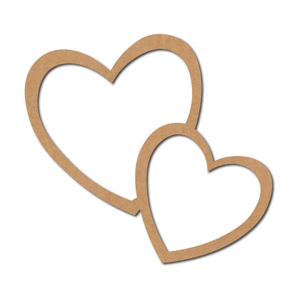 Hearts Cutout MDF Design 3